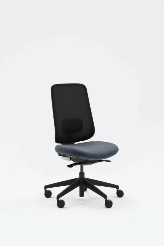 Task One – Black Frame – No Arms – Charcoal