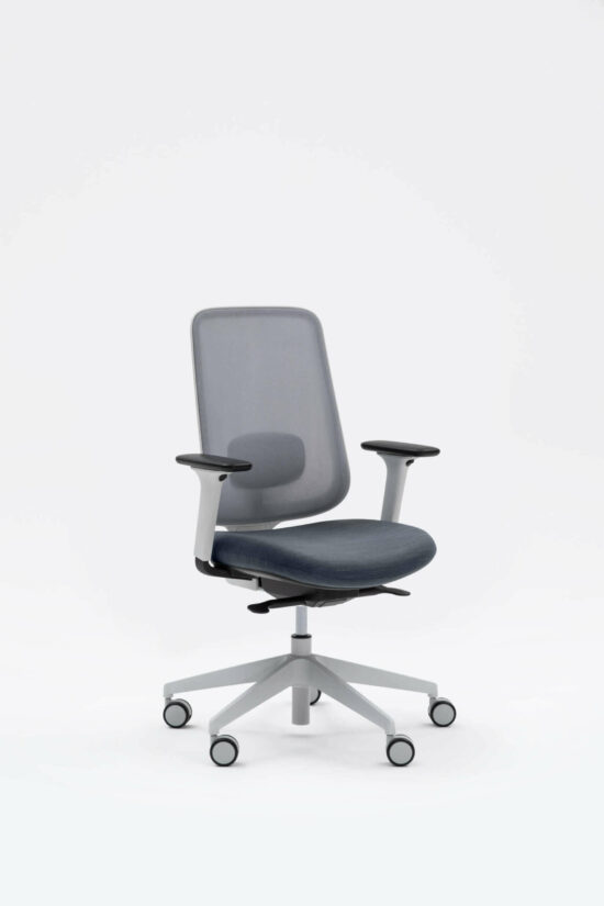 Task One – Grey Frame – With Arms – Charcoal