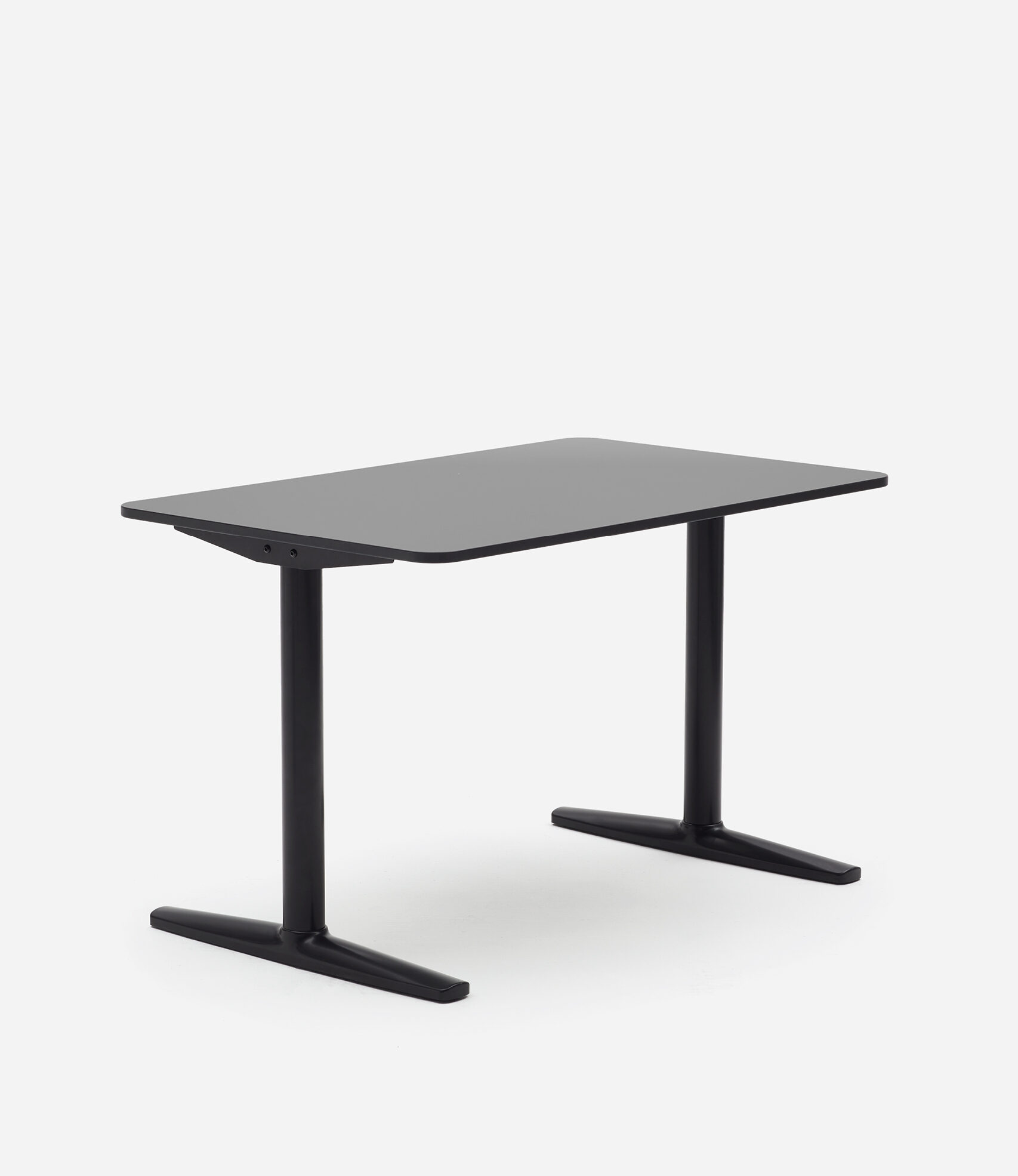Desk One – 1200 – Fixed – Black & Black