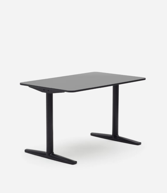 Smart Desk – 1200 – Fixed – Black & Black