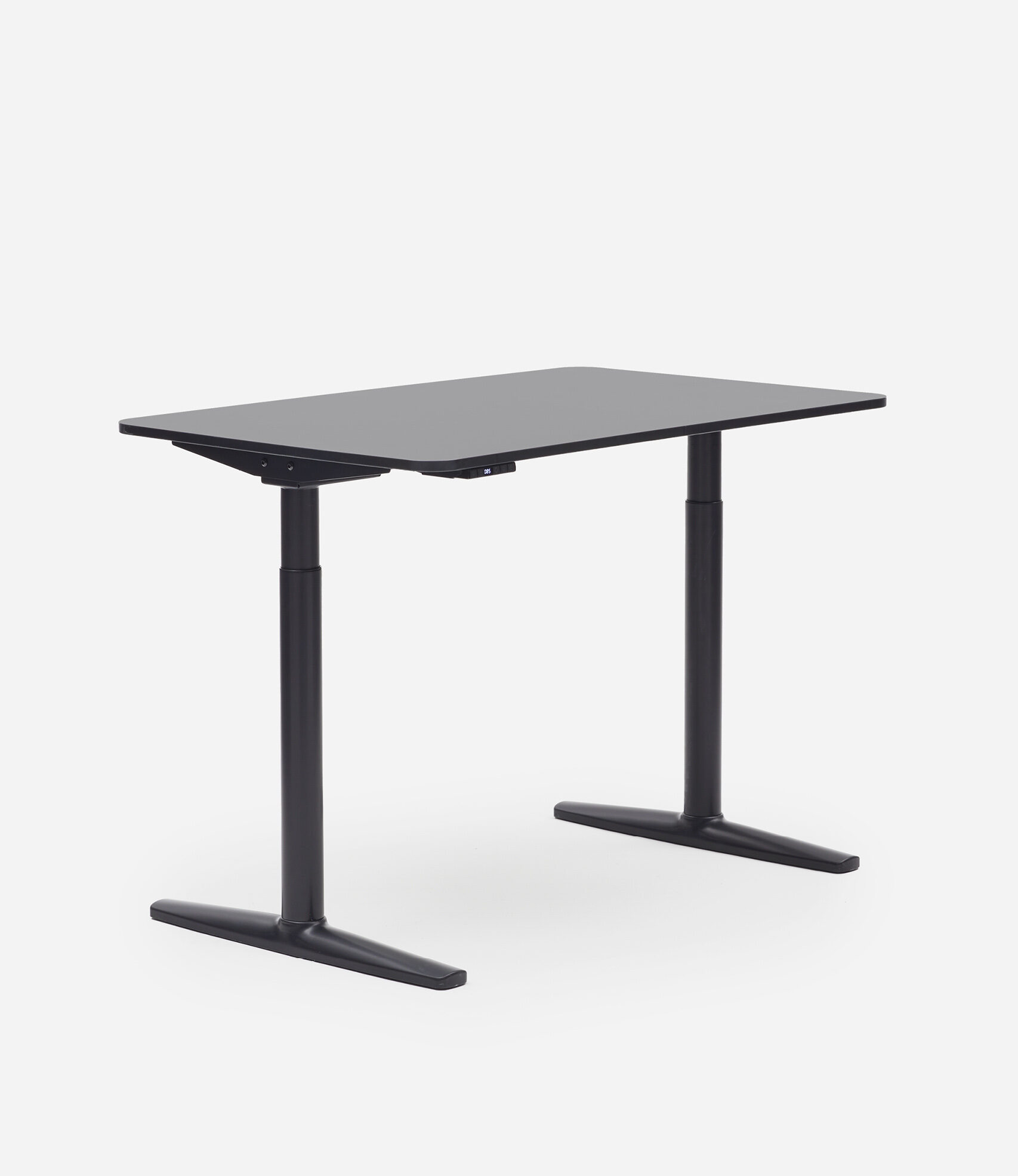 Desk One – 1200 – Adjustable – Black & Black