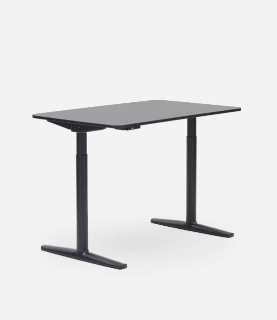 Smart Desk – 1200 – Adjustable – Black & Black