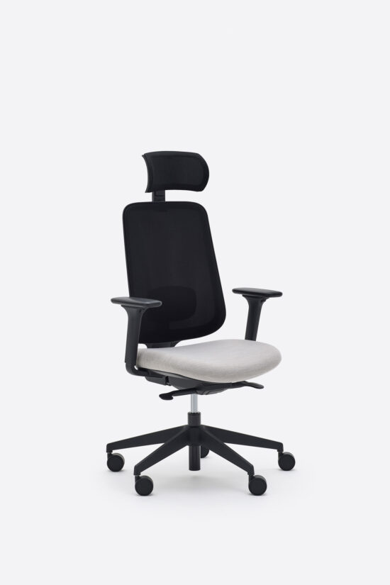 Task One – Black Frame – With Arms – Fog – Headrest