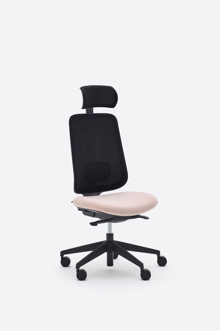 Task One – Black Frame – No Arms – Pink – Headrest
