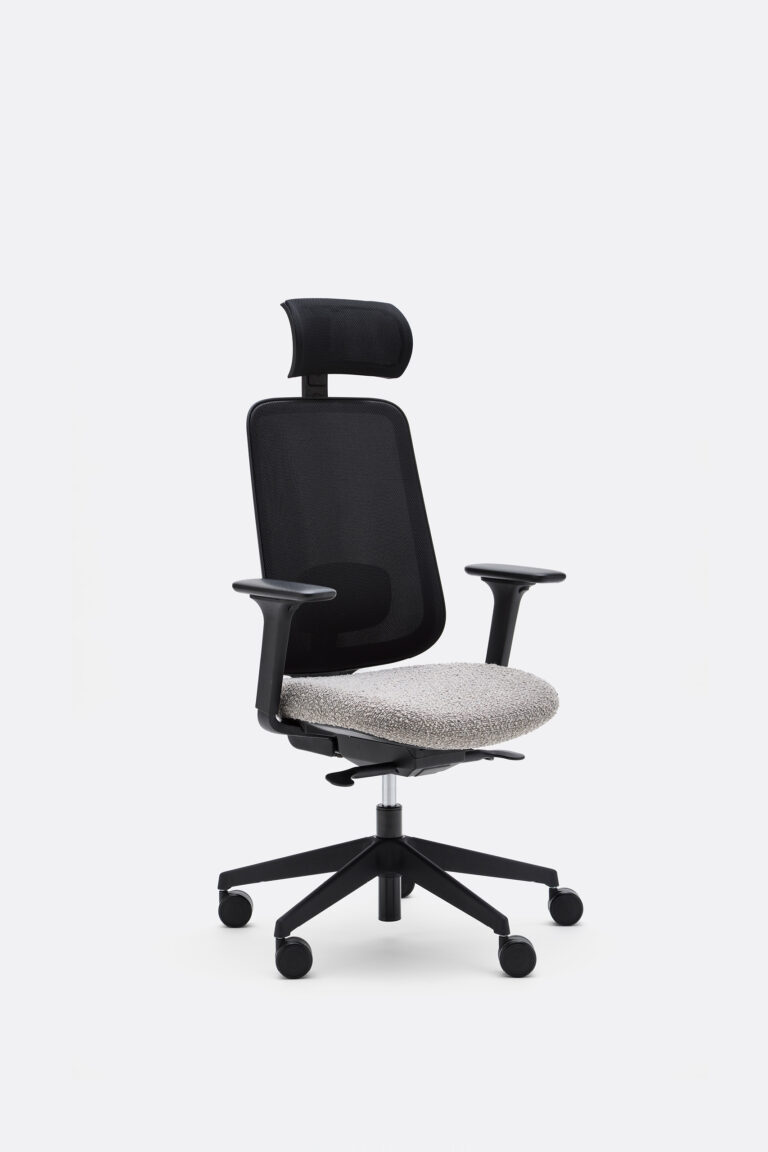 Task One – Black Frame – With Arms – Dove – Headrest