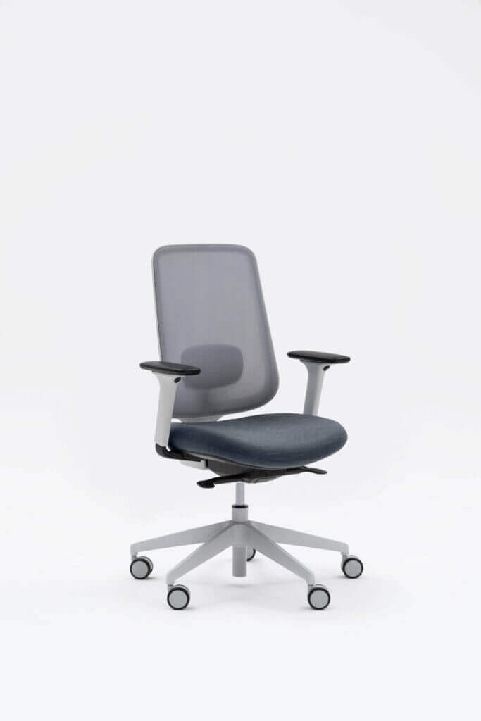 Task One – Grey Frame – With Arms – Charcoal